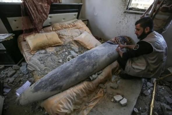 مكتب غزة: 7500 طن من المتفجرات التي ألقتها "إسرائيل" لم تنفجر