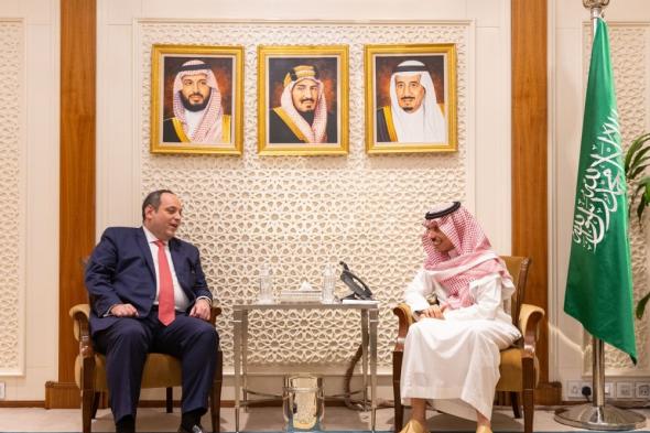وزير الخارجية يبحث مع "الدولي للمعارض" استعدادات إكسبو الرياض 2030