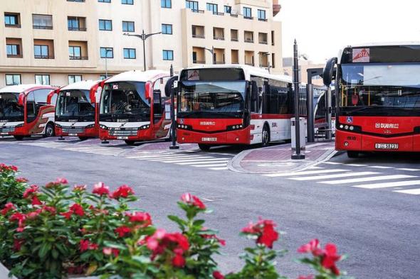 "طرق دبي": تعليق مؤقت لخدمة الحافلات عبر المدن بسبب الأحوال الجوية