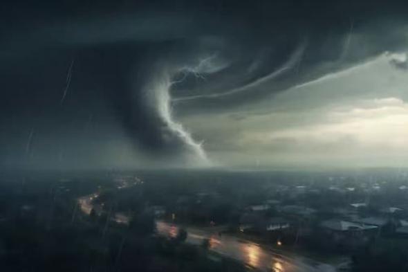 بالفيديو.. رصد تحرك إعصار مخيف عبر ولاية أميركية