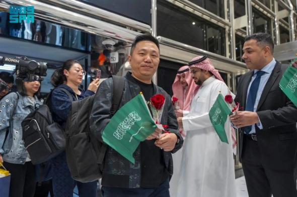 وصول الرحلة الافتتاحية للناقل الوطني الصيني إلى الرياض