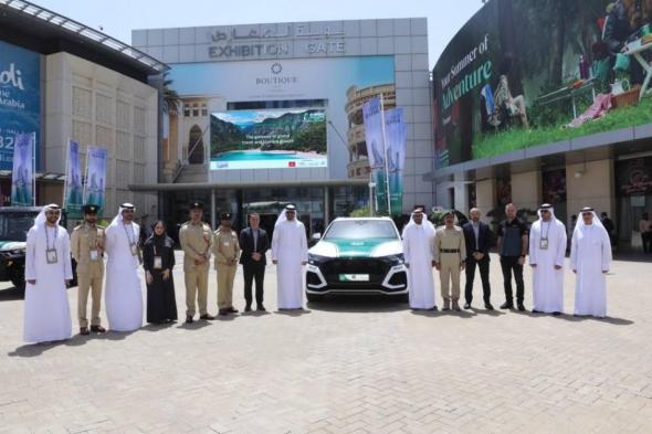 شرطة دبي و«النابودة للسيارات» تدشنان «Audi RS Q8» خلال سوق السفر