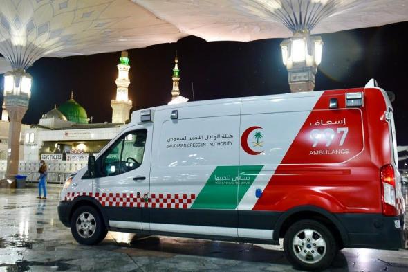 "هلال المدينة المنورة" ينجح في إعادة النبض لمريض خمسيني بساحات المسجد النبوي