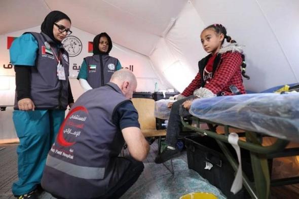 المستشفى الميداني الإماراتي يواصل تقديم خدماته العلاجية في قطاع غزة