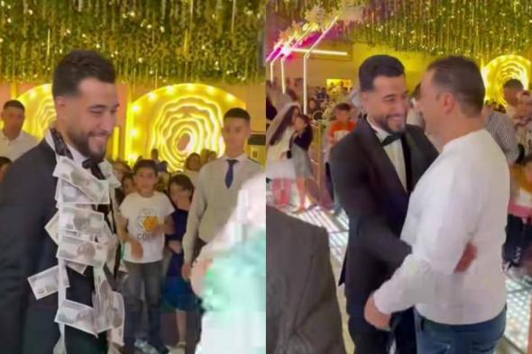فيديو| مدير مصري يفاجئ موظفاً بهدية غريبة في حفل زفافه