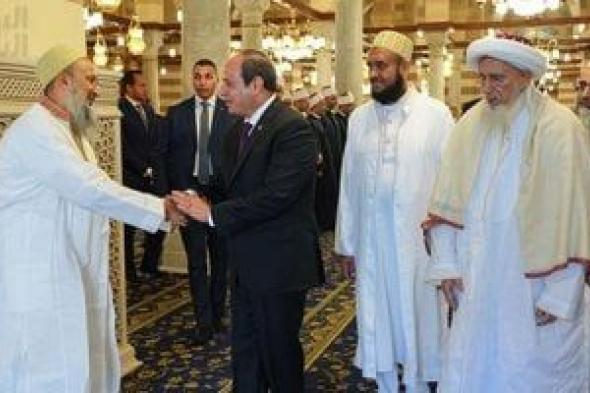 أخبار مصر.. الرئيس السيسى يفتتح مسجد السيدة زينب بعد انتهاء تطويره