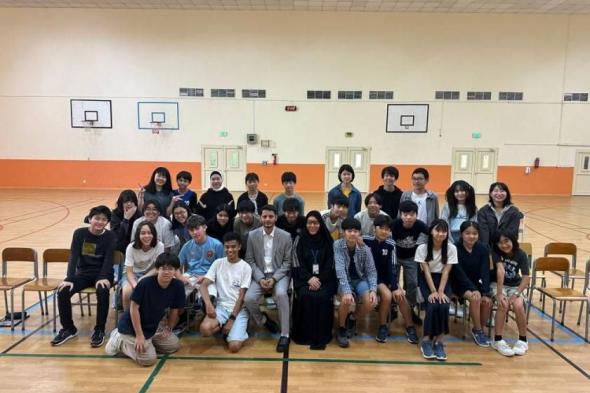 محاضرة عن الثقافة الإسلامية بالمدرسة اليابانية في دبي