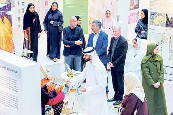افتتاح معرض طالبات وخريجات الفنون في جامعة زايد