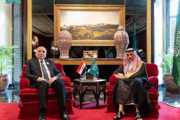المنامة.. فيصل بن فرحان يلتقي نائب رئيس مجلس الوزراء العراقي