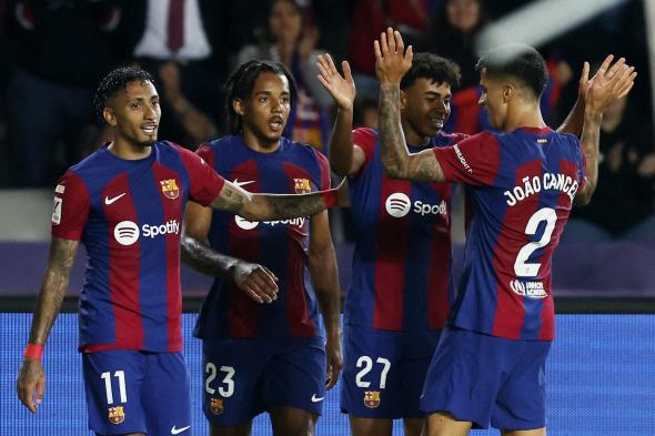 برشلونة يستعيد المركز الثاني في الدوري الإسباني
