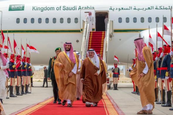 وصول ولي العهد إلى المنامة للمشاركة في القمة العربية الـ 33