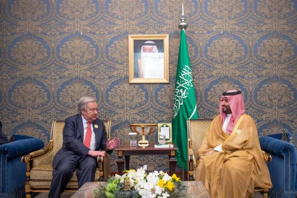 "قمة المنامة".. ولي العهد يلتقي ملك الأردن وأمين الأمم المتحدة ورئيس الوزراء الكويتي