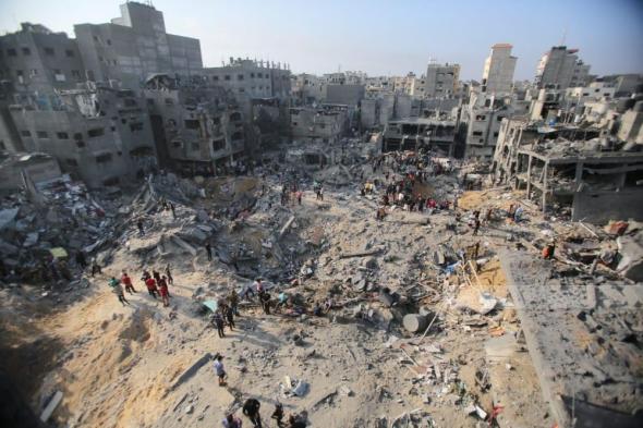 الاحتلال يفجر أكبر سوق تجاري في شمال غزة