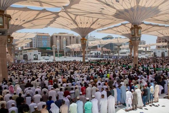 أكثر من 7,8 ملايين مصلٍ يؤدون الصلوات في المسجد النبوي الأسبوع الماضي