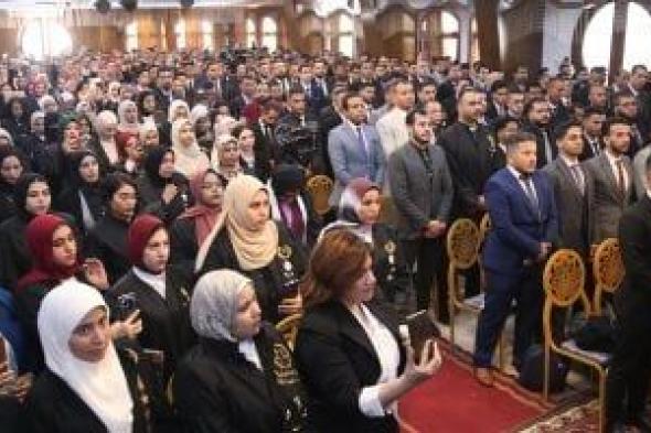 نقيب المحامين يترأس جلسة حلف اليمين القانونية.. ويعلق على زيادة الرسوم القضائية