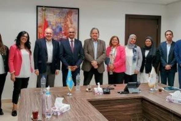 نائب وزير الإسكان يستقبل بعثة البنك الدولى لمتابعة برنامج الصرف الصحي بـ6 محافظات