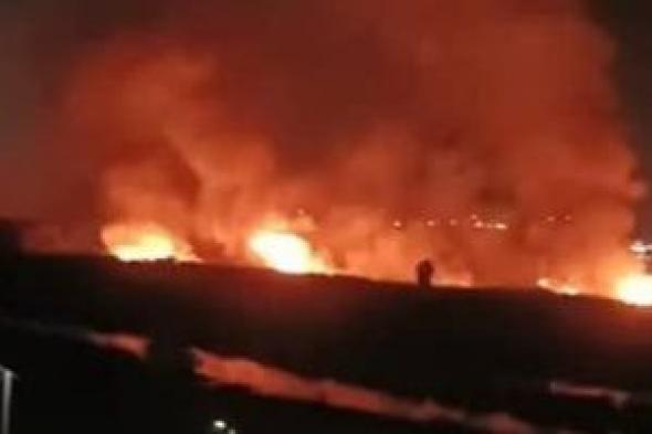 اندلاع حريق داخل مخازن لبيع السيراميك فى مؤسسة الزكاة بالمرج