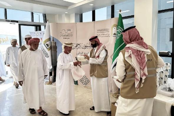 "الشؤون الإسلامية" تقدم خدماتها لأكثر من 2700 حاج في منفذ الربع الخالي وتوزّع 11 ألف مادة توعوية وتعريفية