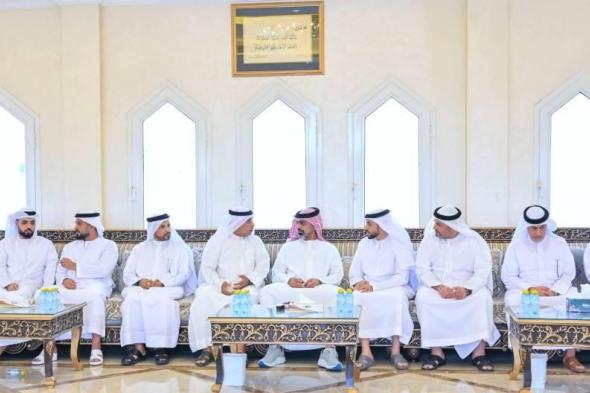 عمار بن حميد يعزّي في وفاة خليفة جاسم الشامسي