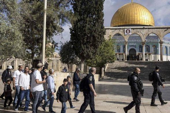جولات استفزازية بحماية قوات الاحتلال .. مستوطنون يقتحمون المسجد الأقصى مجددًا