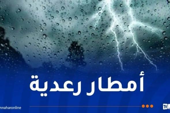 أمطار رعدية غزيرة على هذه الولايات !