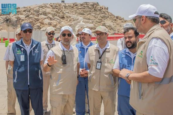 وزير الصحة يتفقد جاهزية مستشفى جبل الرحمة بمشعر عرفات