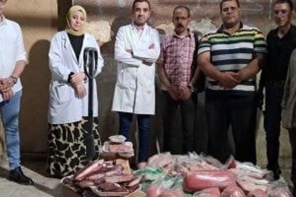 حملة تفتيشية على أسواق اللحوم ومحلات الجرازة بسوهاج