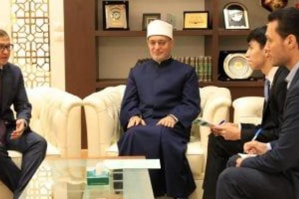 مفتي الجمهورية يستقبل سفير أوزبكستان ويؤكد عمق الروابط العلمية والدينية والثقافية