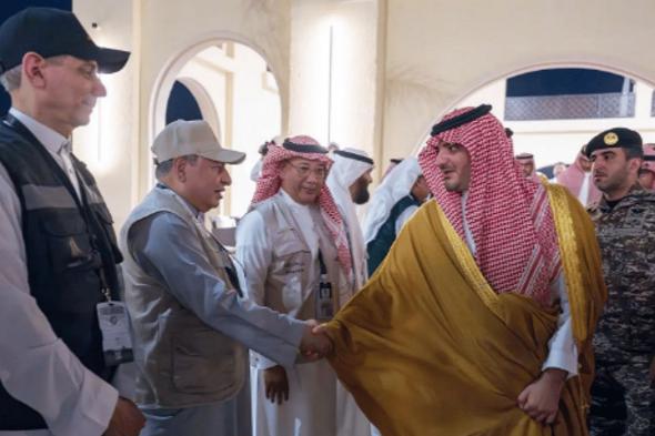 الأمير عبدالعزيز بن سعود يقف على جاهزية الجهات المشاركة لاستقبال حجاج بيت الله الحرام في مشعر عرفات