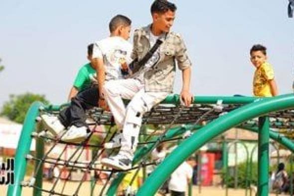 ضحك ولعب .. إقبال كبير للمواطنين على حديقة الأزهر في أول أيام عيد الأضحى
