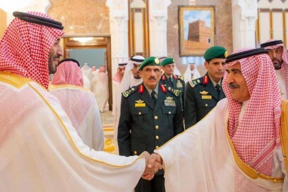 نيابة عن خادم الحرمين.. ولي العهد يستقبل المهنئين بعيد الأضحى في الديوان الملكي بقصر منى