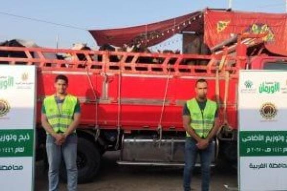 تضامن الغربية: ذبح 65 عجلا بمجزر طنطا العمومى لتوزيع لحومها على الأسر الأكثر احتياجا