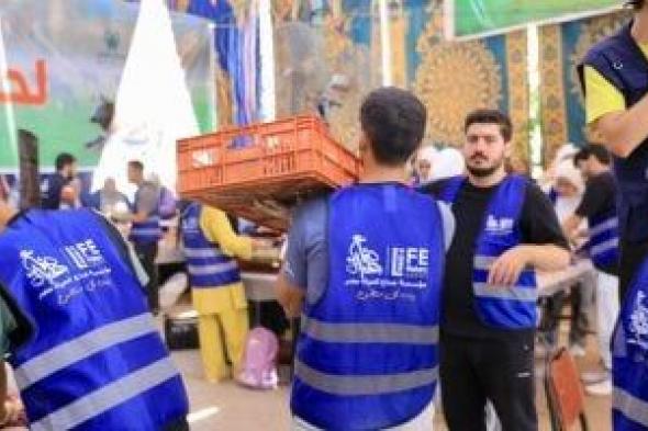 التحالف الوطنى ينشر لقطات من ذبح الأضاحى فى نقاط متعددة بصناع الحياة.. صور