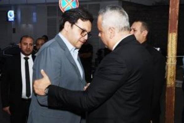 وزير الثقافة ولبلبة وخالد جلال والبلشى فى عزاء محمد عبد المنعم
