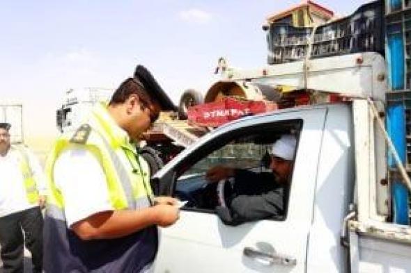 رادار المرور يلتقط 1109 سيارة تسير بسرعات جنونية فى 24 ساعة