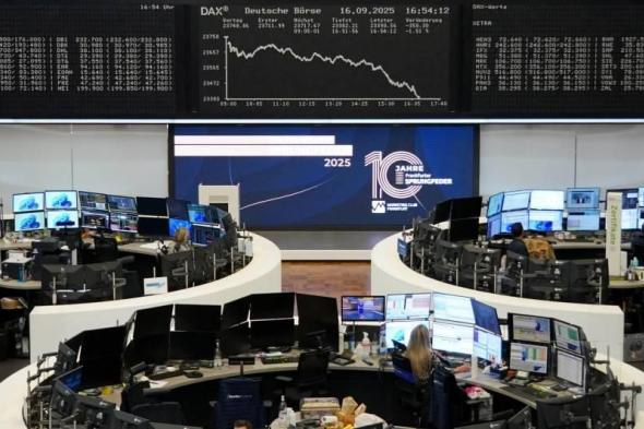 الأسهم الأوروبية ترتفع وسط ترقب لقرار الفائدة الأمريكية