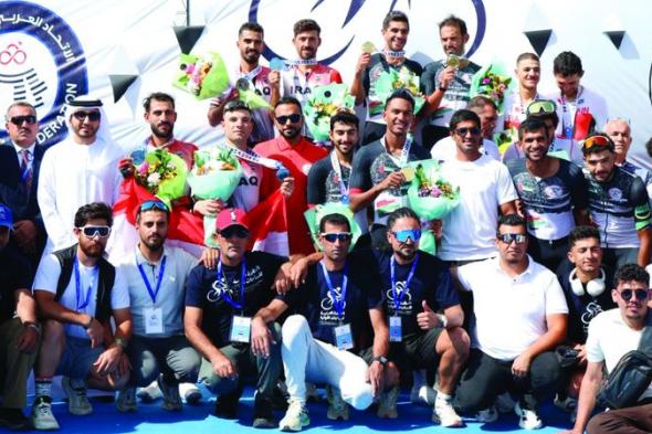 8 ميداليات إماراتية في البطولة العربية للدراجات