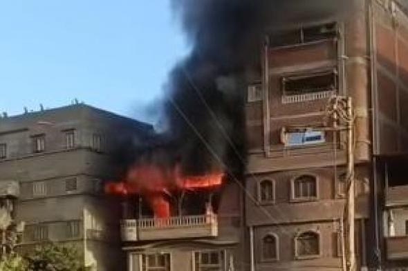 مصرع شخص وإصابة 2 فى حريق التهم عقار بدمياط