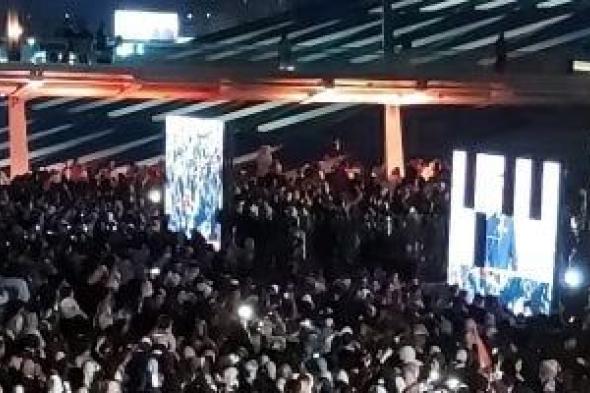 الآلاف بمكتبة الإسكندرية لمتابعة افتتاح المتحف المصرى الكبير.. فيديو وصور