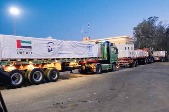 "مبادرات محمد بن راشد آل مكتوم العالمية" تستأنف إدخال المساعدات الغذائية إلى قطاع غزة