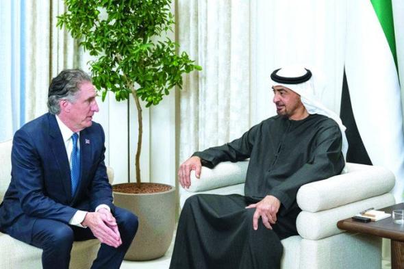 رئيس الدولة يستقبل رئيس المجلس الوطني الأميركي للطاقة