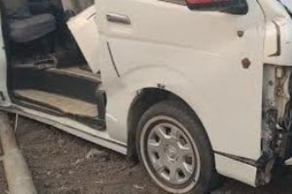 إصابة 7 أشخاص فى حادث تصادم سيارتين بالبحيرة