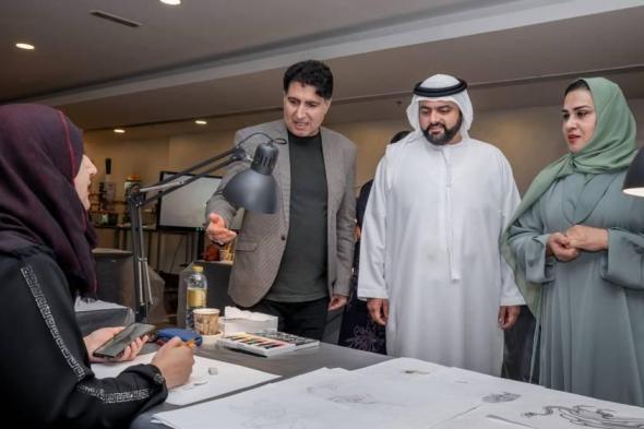 محمد بن حمد يزور «إقامة الفجيرة الفنية»