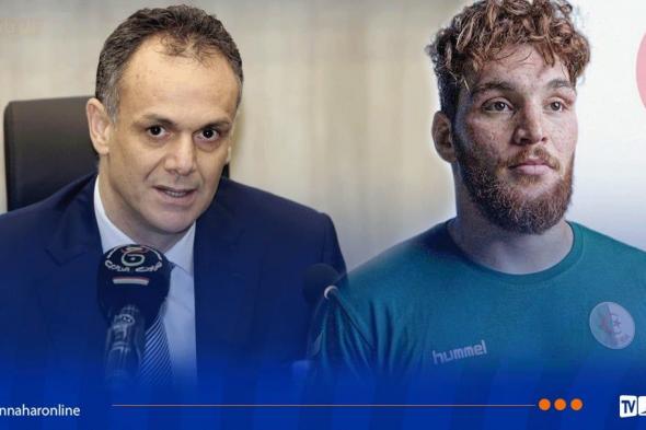 حماد يهنئ المصارع الجزائري بشير سيد عزارة