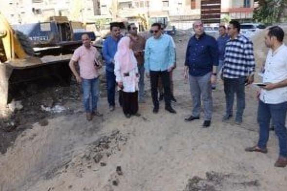 محافظ المنوفية يتفقد الموقف التنفيذى لمدرسة مصر المتكاملة للغات الجديدة بحى غرب