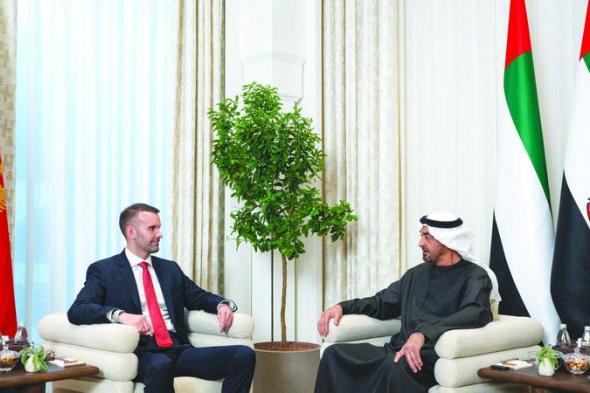 رئيس الدولة ورئيس وزراء مونتينغرو يبحثان علاقات التعاون