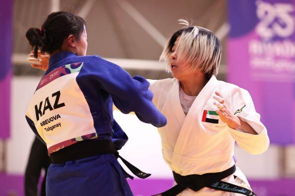 جودو الإمارات يتوج بالذهبية الأولى في دورة ألعاب التضامن الإسلامي بالرياض