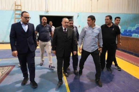 محافظ أسيوط يشرف على استعدادات مقر اللجنة العامة للانتخابات في استاد الأربعين