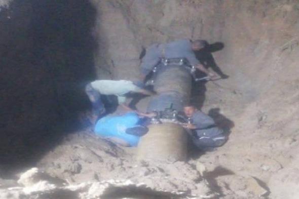 إصلاح كسر خط المياه الرئيسي بجنوب التحرير يعيد الخدمة تدريجيًا للمناطق المتأثرة