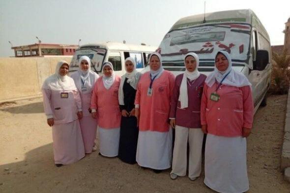 تقديم 2300 خدمة طبية مجانية لأهالي قرية الأنصار ضمن مبادرة حياة كريمة